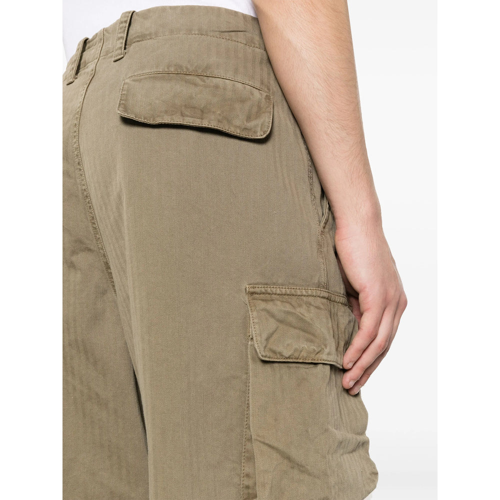 Our Legacy Green Trousers - Wide-Leg Trousers Men OUR LEGACY