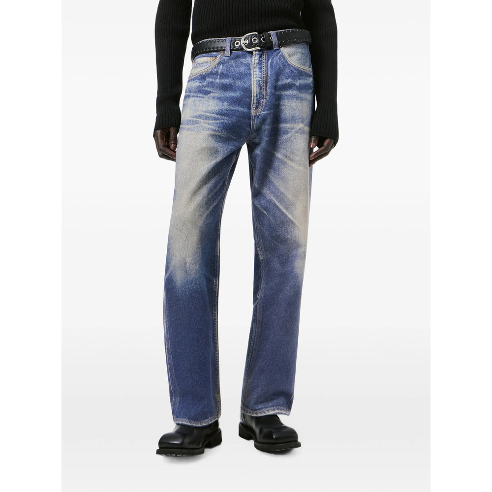 Our Legacy Blue Denim - Regular & Straight-Leg Jeans Men OUR LEGACY
