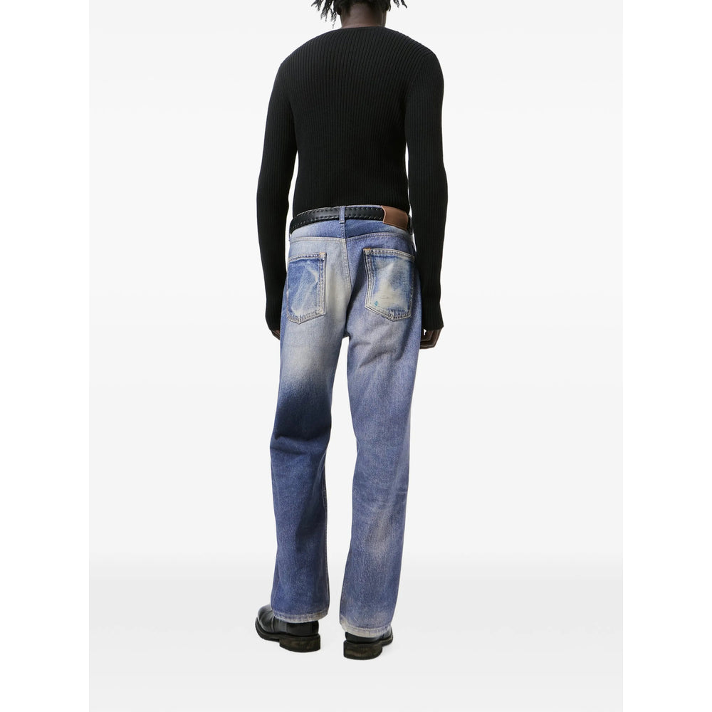 Our Legacy Blue Denim - Regular & Straight-Leg Jeans Men OUR LEGACY