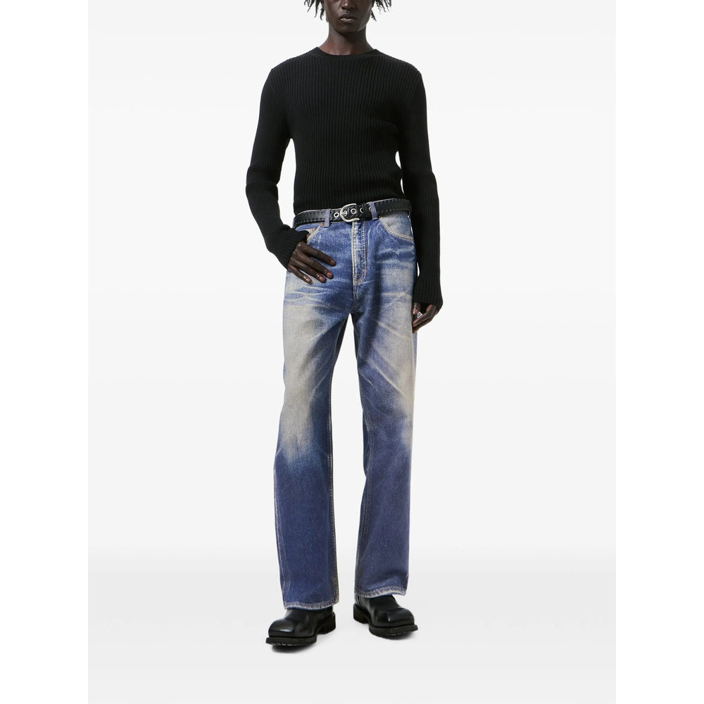 Our Legacy Blue Denim - Regular & Straight-Leg Jeans Men OUR LEGACY