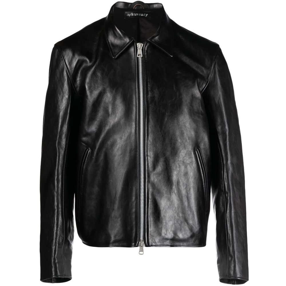 Our Legacy Black Jackets - Leather Jackets Men OUR LEGACY