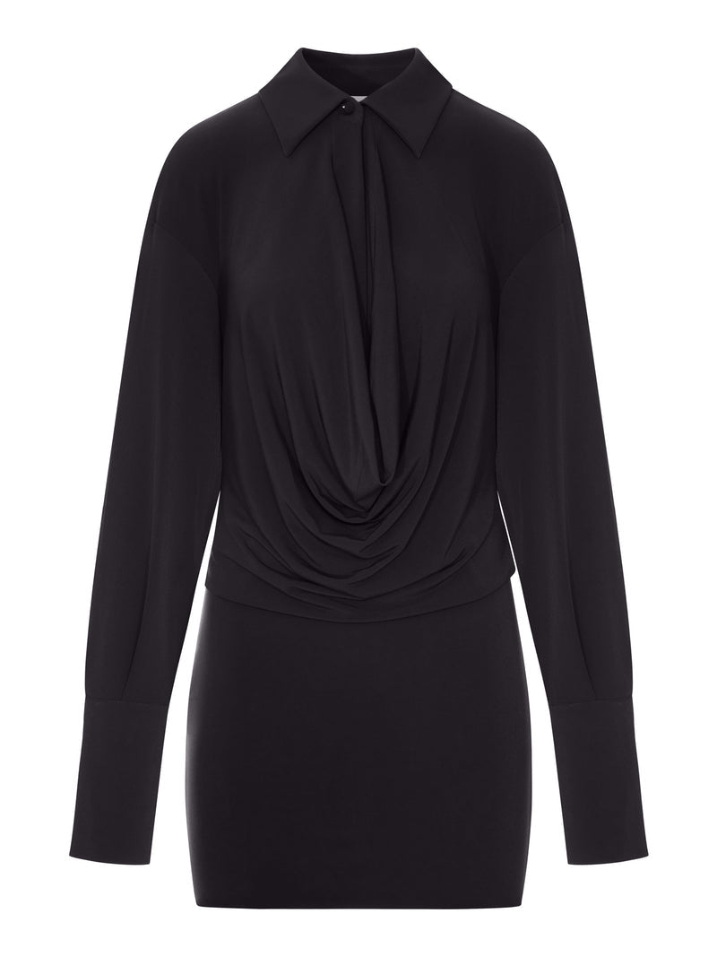 The Andamane Women Lilia Mini Dress With Deep Neckline THE ANDAMANE
