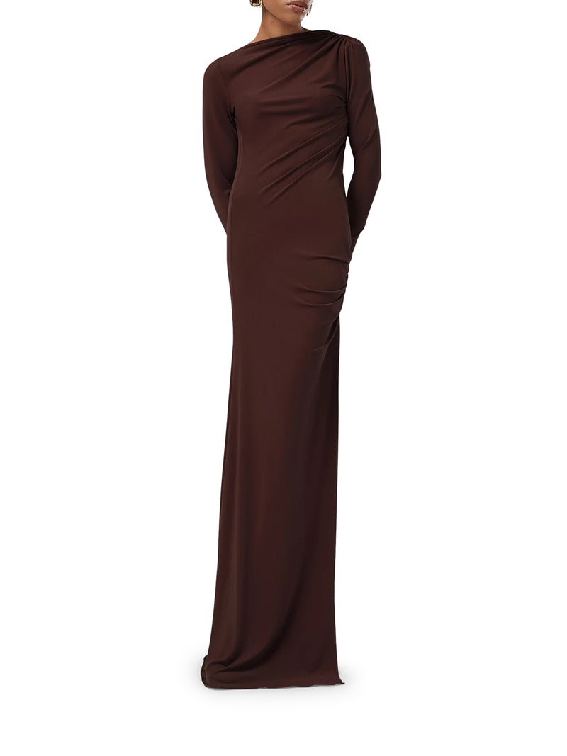 The Andamane Women Sophie Long Dress With Open Back THE ANDAMANE