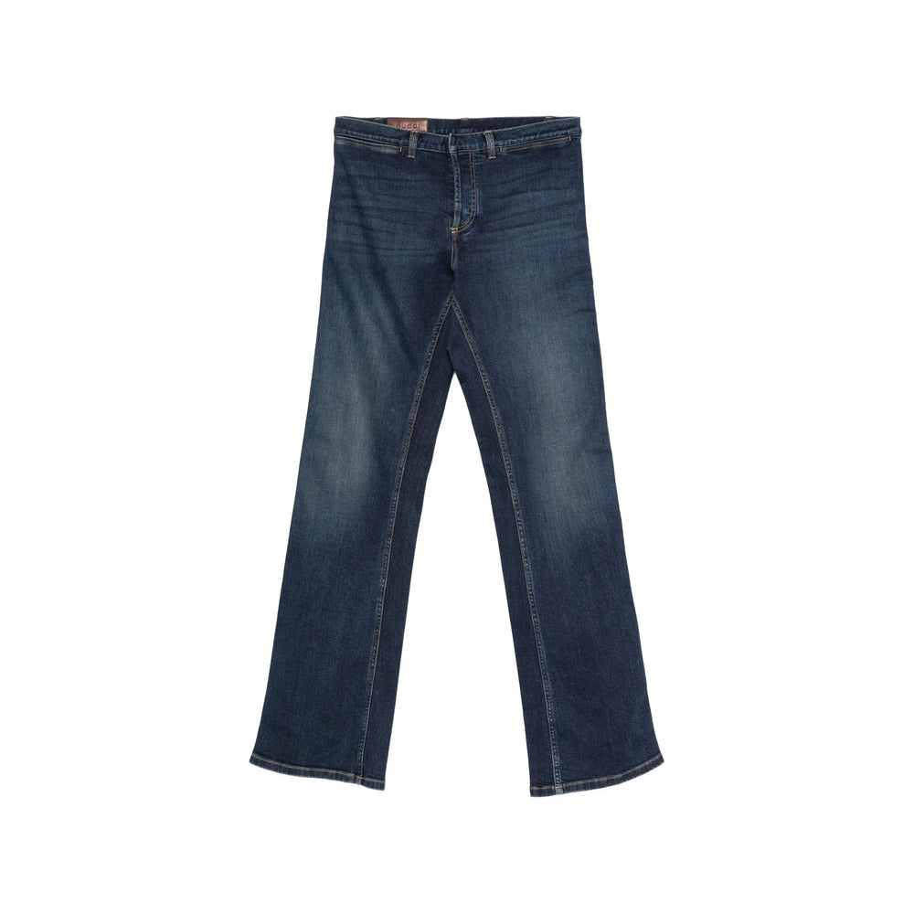 Gucci Blue Denim - Regular & Straight-Leg Jeans Men GUCCI