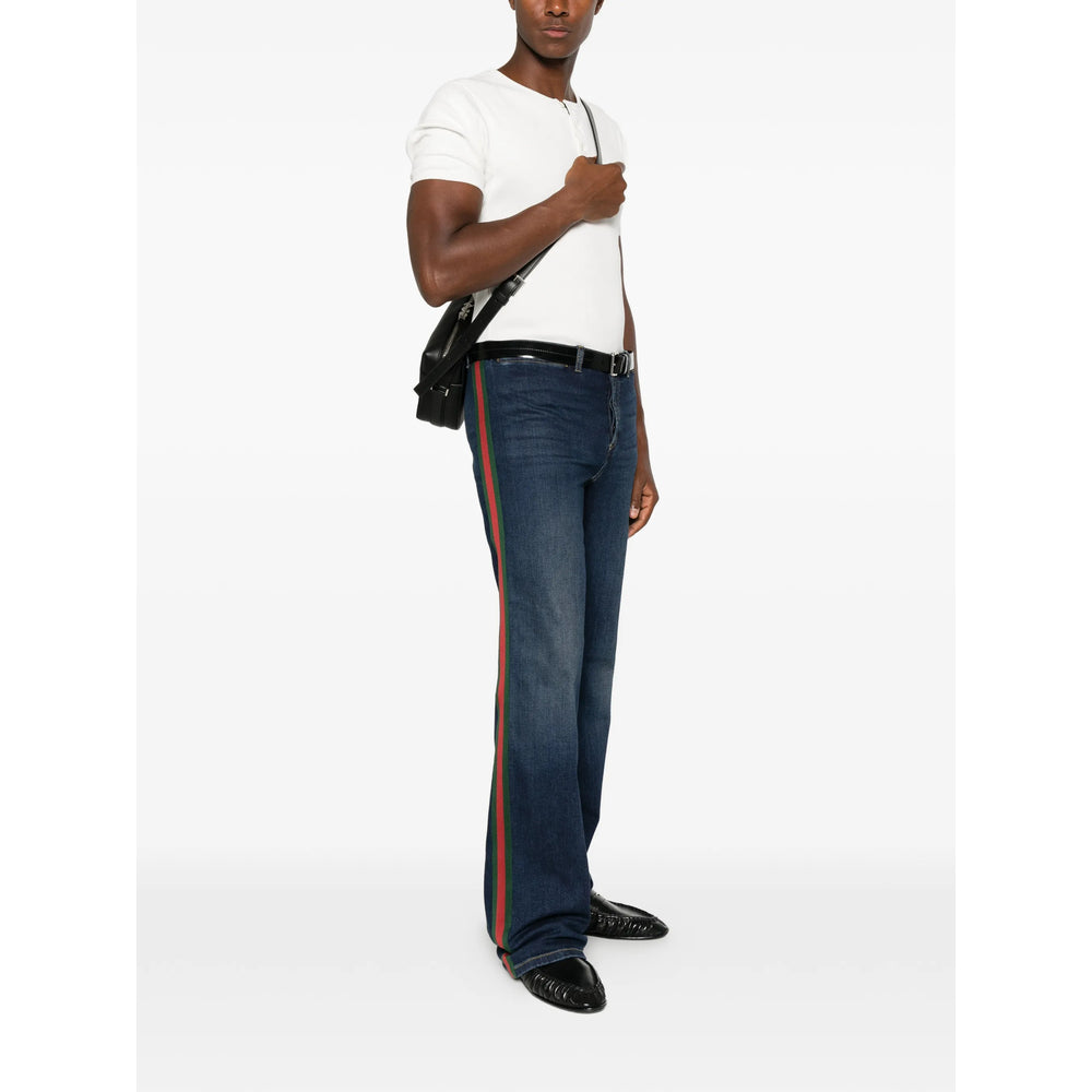 Gucci Blue Denim - Regular & Straight-Leg Jeans Men GUCCI