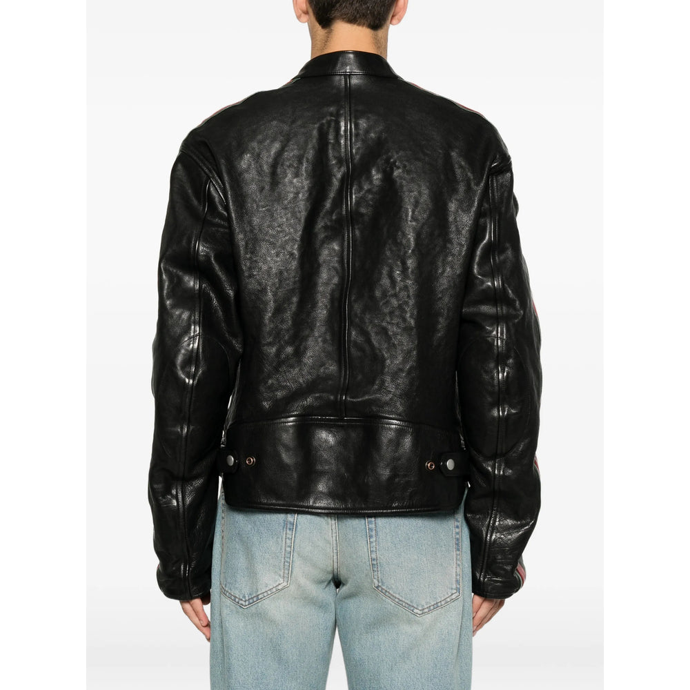 Gucci Black Jackets - Leather Jackets Men GUCCI