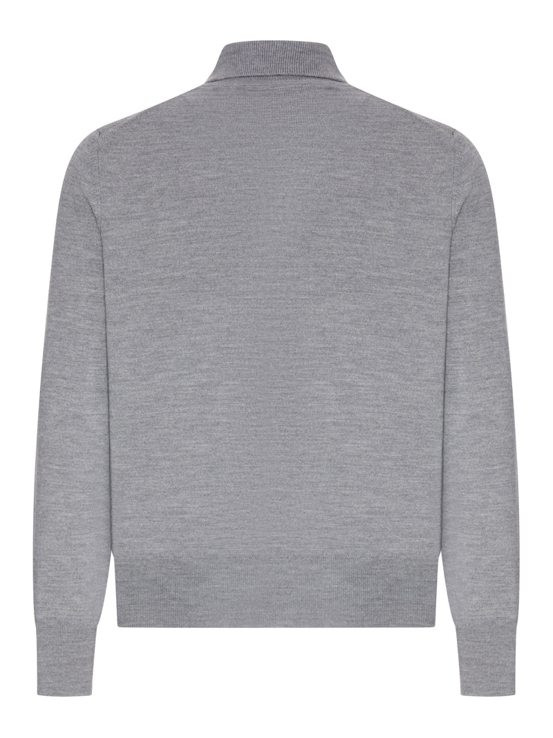Ami Paris Men Ami De Coeur Wool Polo Shirt AMI PARIS