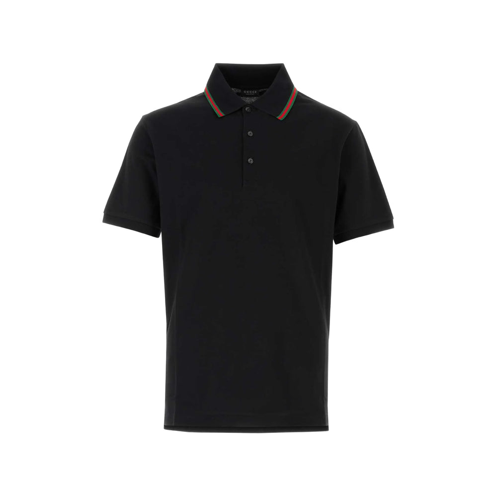 Gucci Black Polo Shirts Men GUCCI