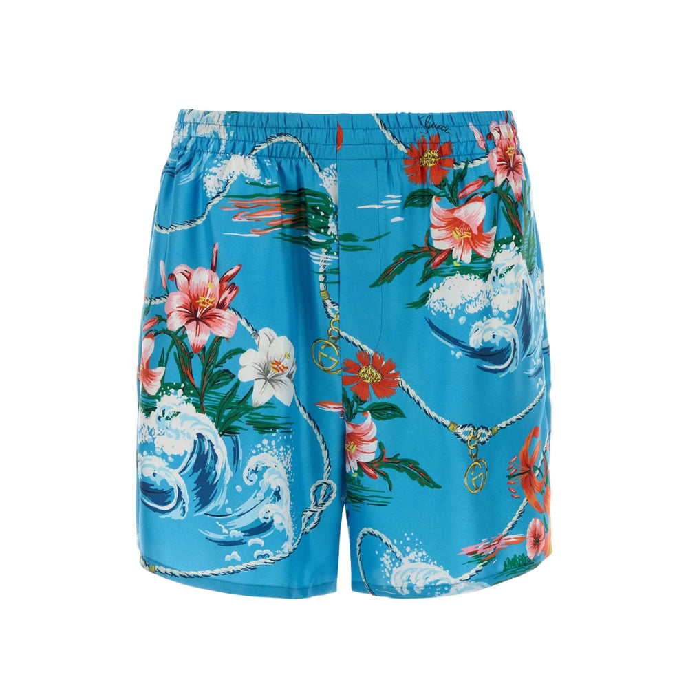 Gucci Blue Shorts - Bermuda Shorts Men GUCCI