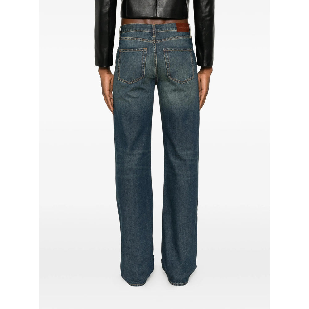 Gucci Blue Denim - Wide-Leg Jeans Men GUCCI