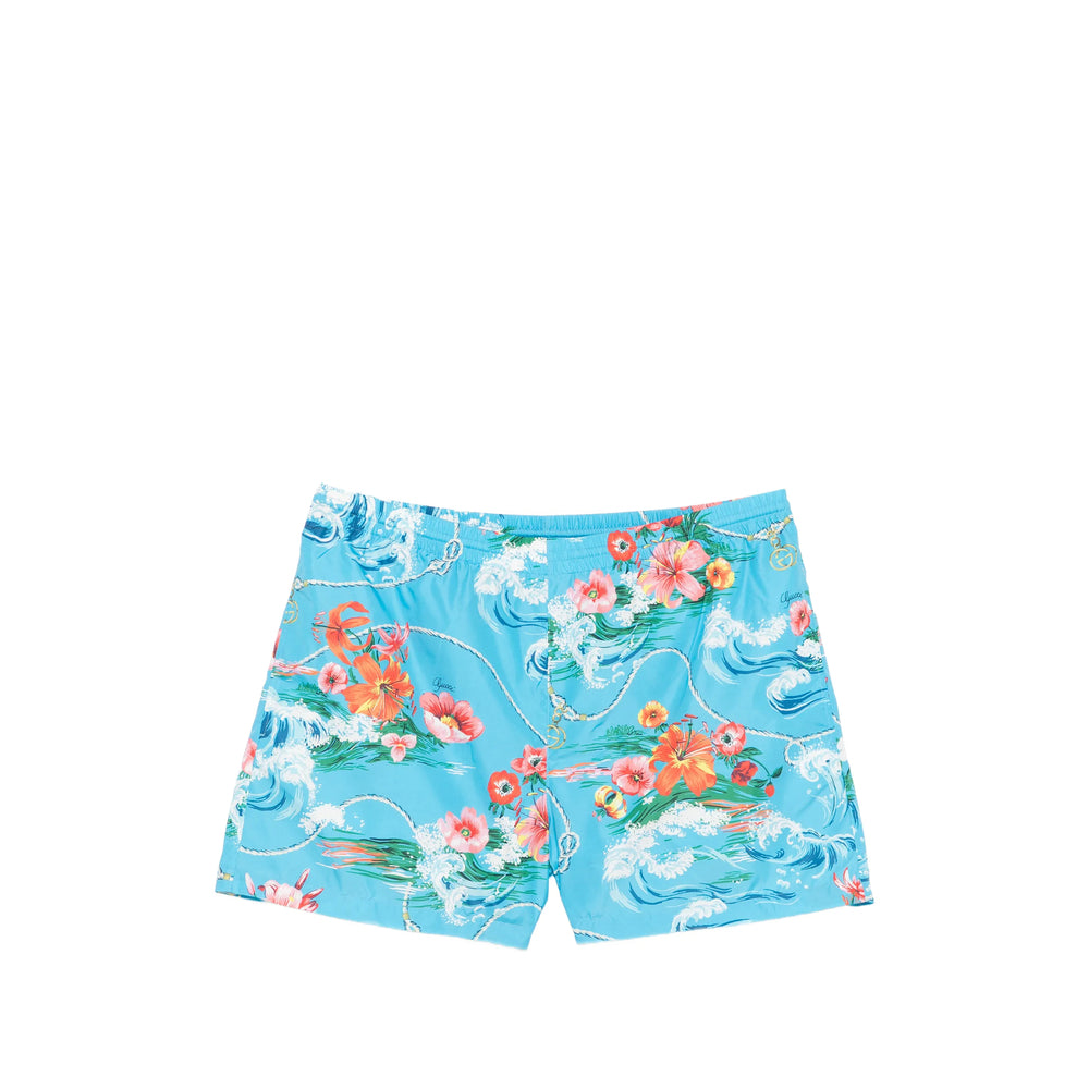 Gucci Blue Beachwear - Swim Shorts Men GUCCI