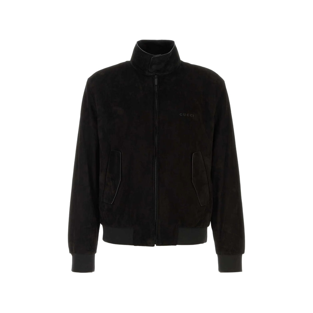 Gucci Black Jackets - Leather Jackets Men GUCCI