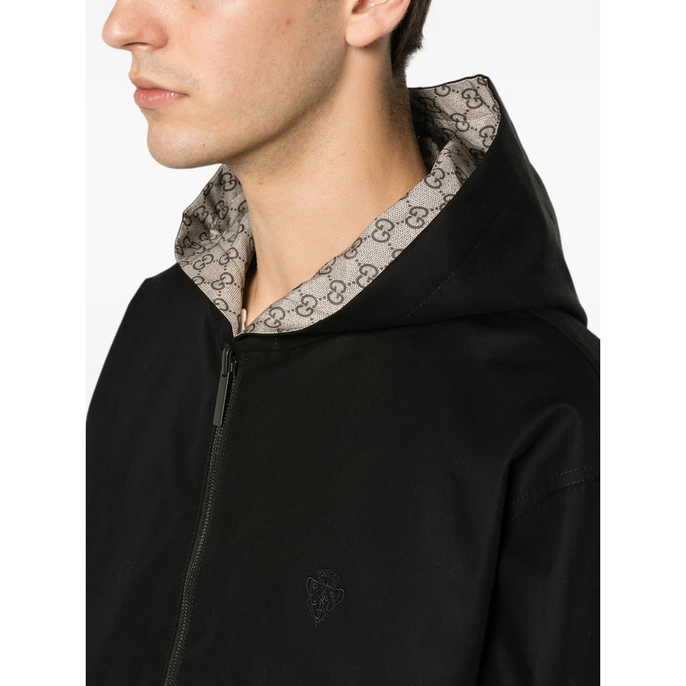 Gucci Black Jackets - Hooded Jackets Men GUCCI