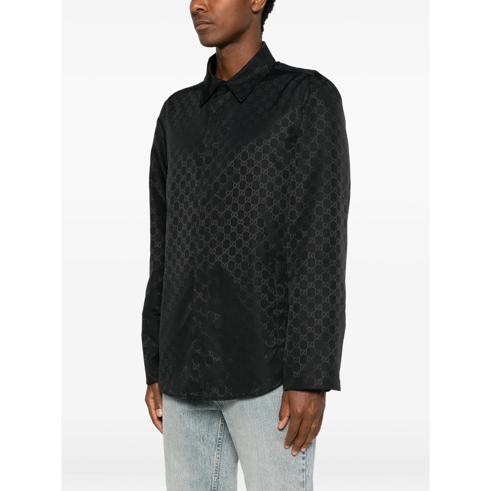 Gucci Black Jackets - Shirt Jackets Men GUCCI