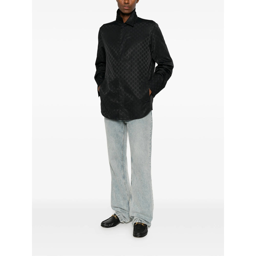 Gucci Black Jackets - Shirt Jackets Men GUCCI