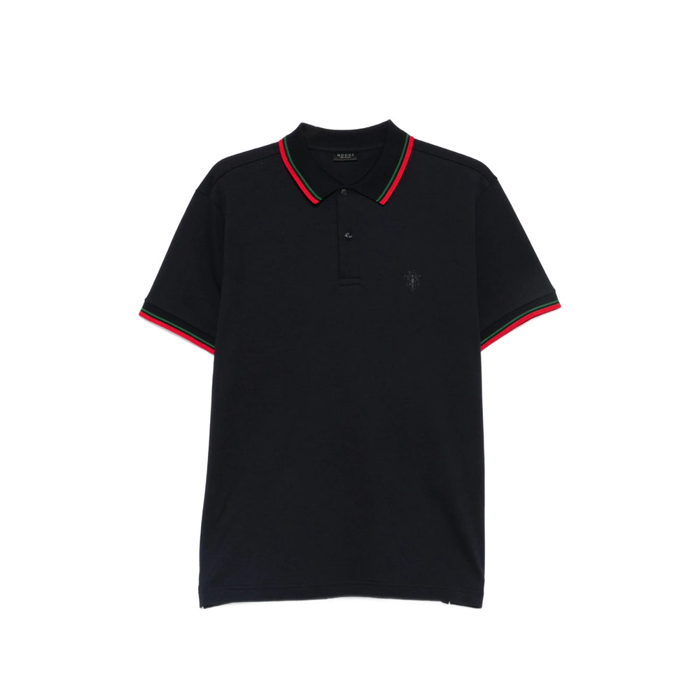 Gucci Blue Polo Shirts Men GUCCI