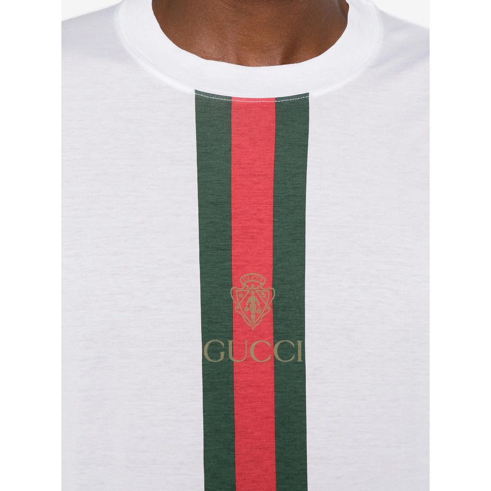 Gucci White T-Shirts & Vests - T-Shirts Men GUCCI