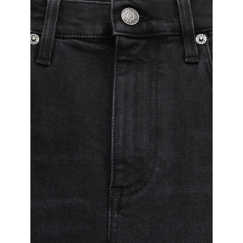 Gucci Black Denim - Skinny Jeans Women GUCCI