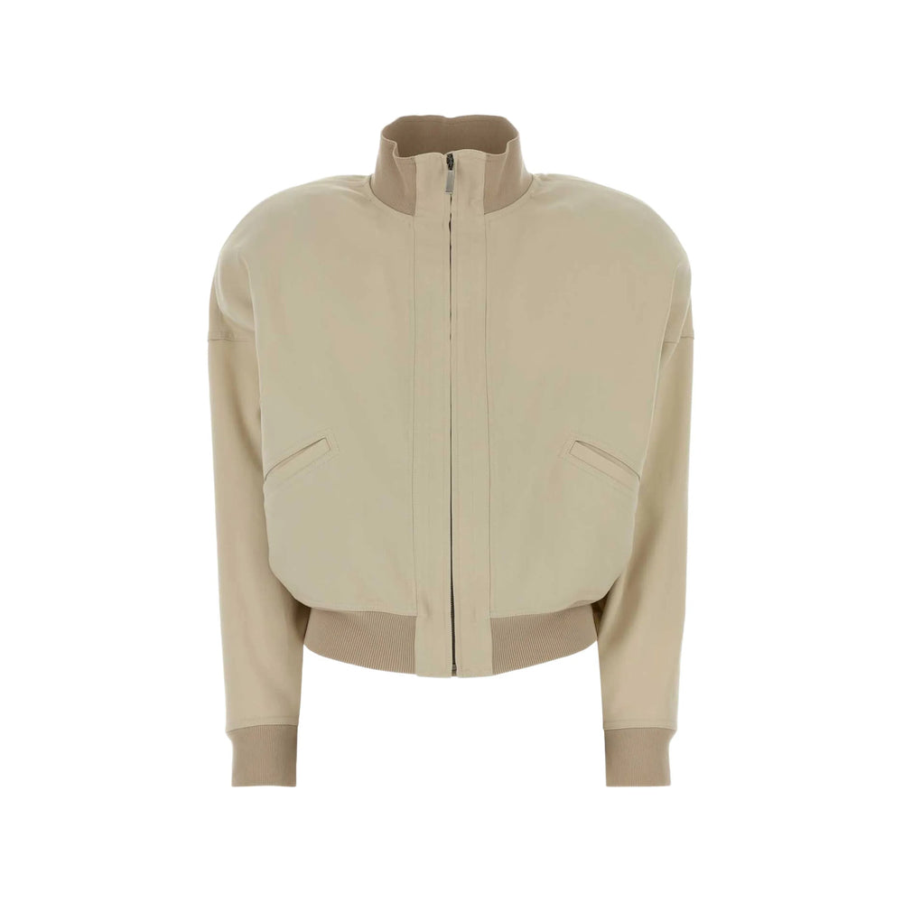 Gucci Neutrals Jackets - Bomber Jackets Women GUCCI
