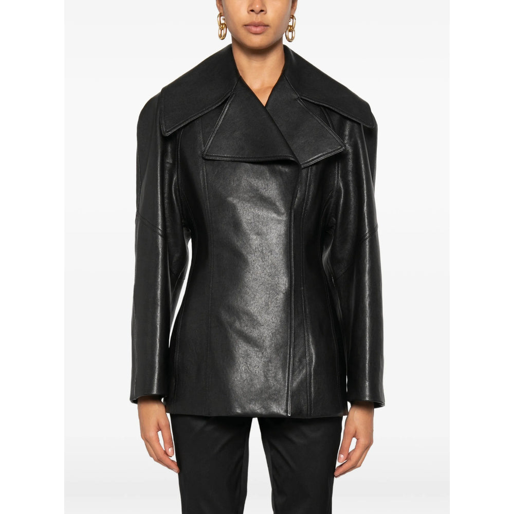 Gucci Black Jackets - Leather Jackets Women GUCCI
