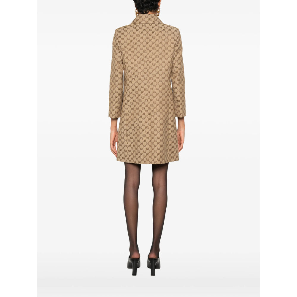 Gucci Neutrals Coats - Single Breasted Coats Women GUCCI