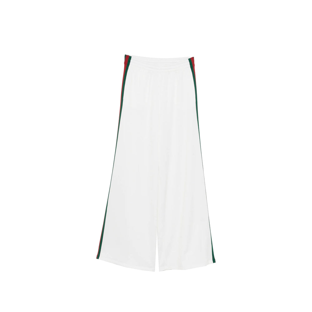 Gucci White Trousers - Track Pants Women GUCCI