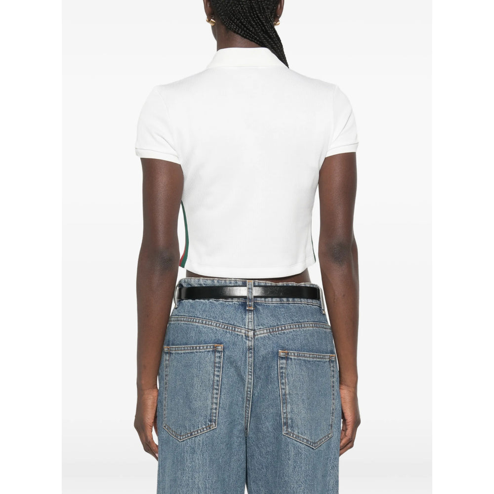 Gucci White Tops - Polo Tops Women GUCCI