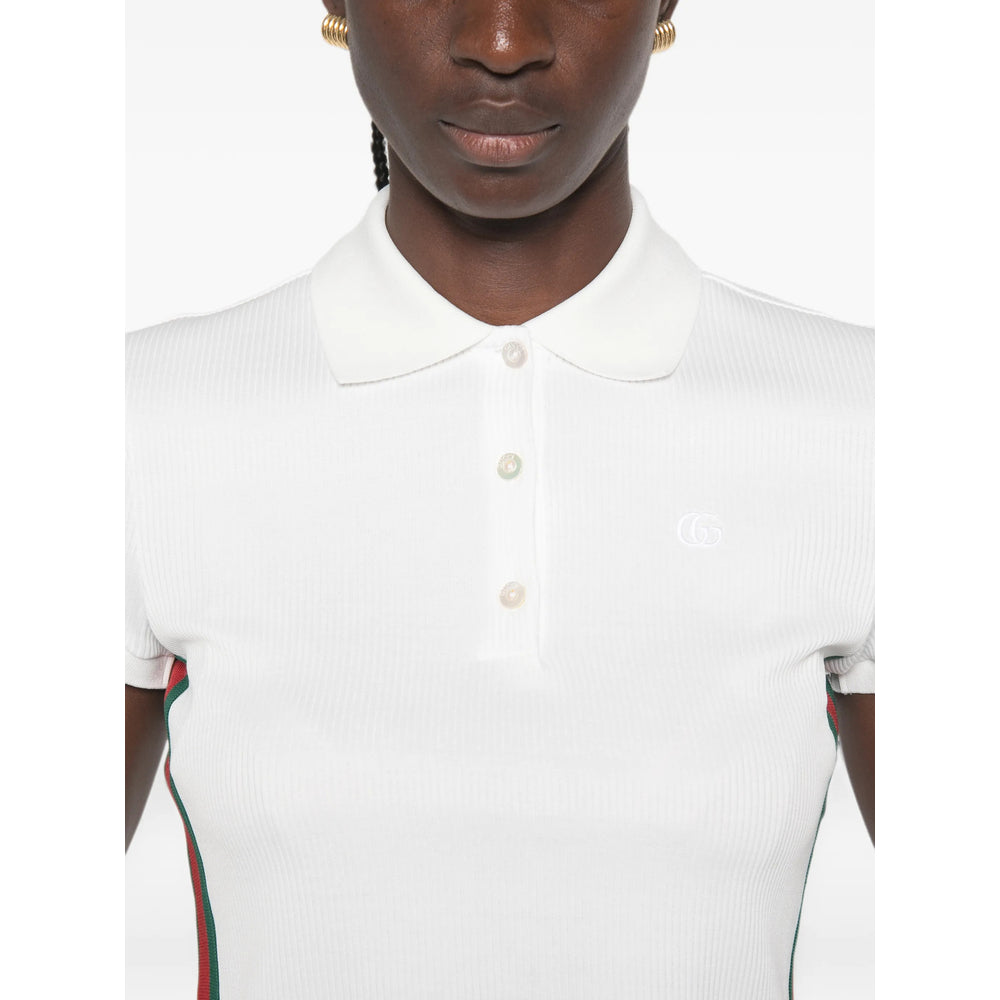 Gucci White Tops - Polo Tops Women GUCCI
