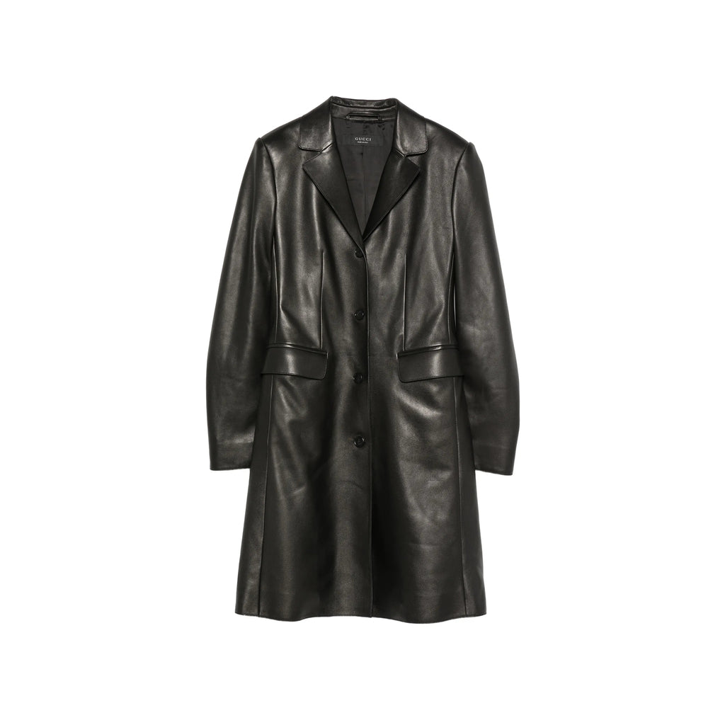 Gucci Black Coats - Single Breasted Coats Women GUCCI