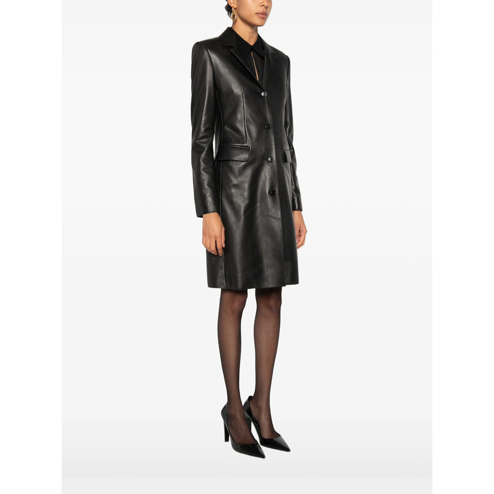 Gucci Black Coats - Single Breasted Coats Women GUCCI