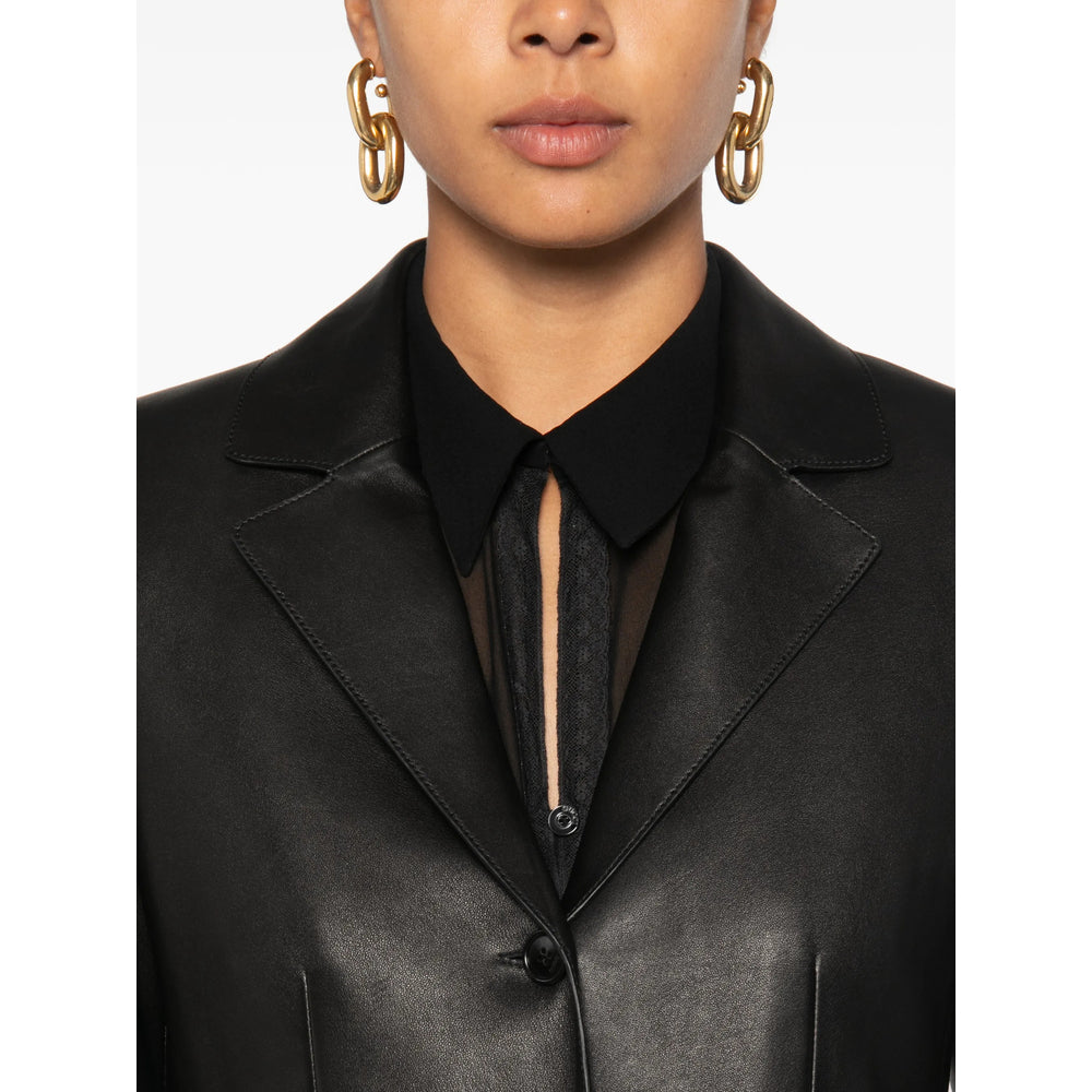 Gucci Black Coats - Single Breasted Coats Women GUCCI