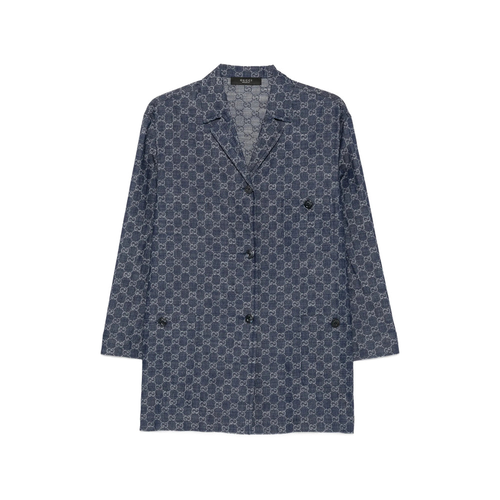 Gucci Blue Jackets - Denim Jackets Women GUCCI