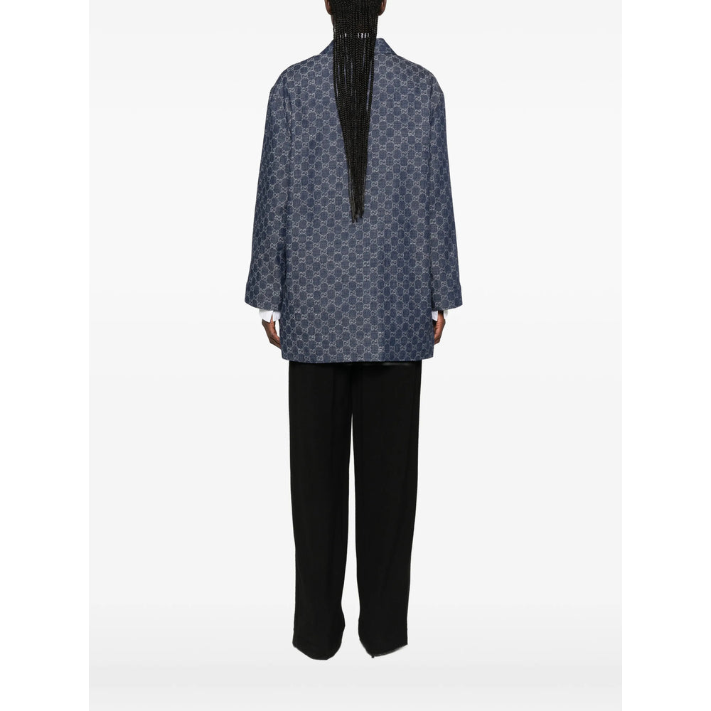 Gucci Blue Jackets - Denim Jackets Women GUCCI