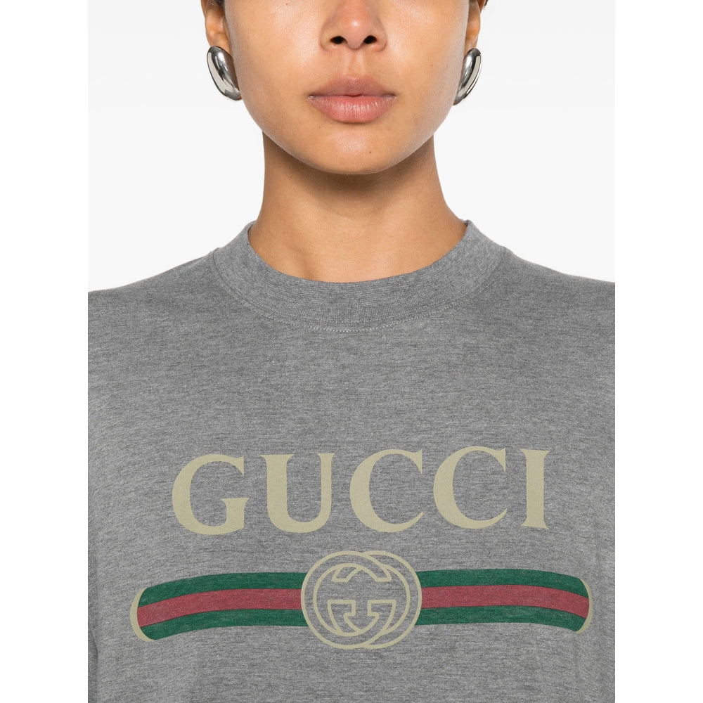 Gucci Grey Tops - T-Shirts & Jerseys Women GUCCI