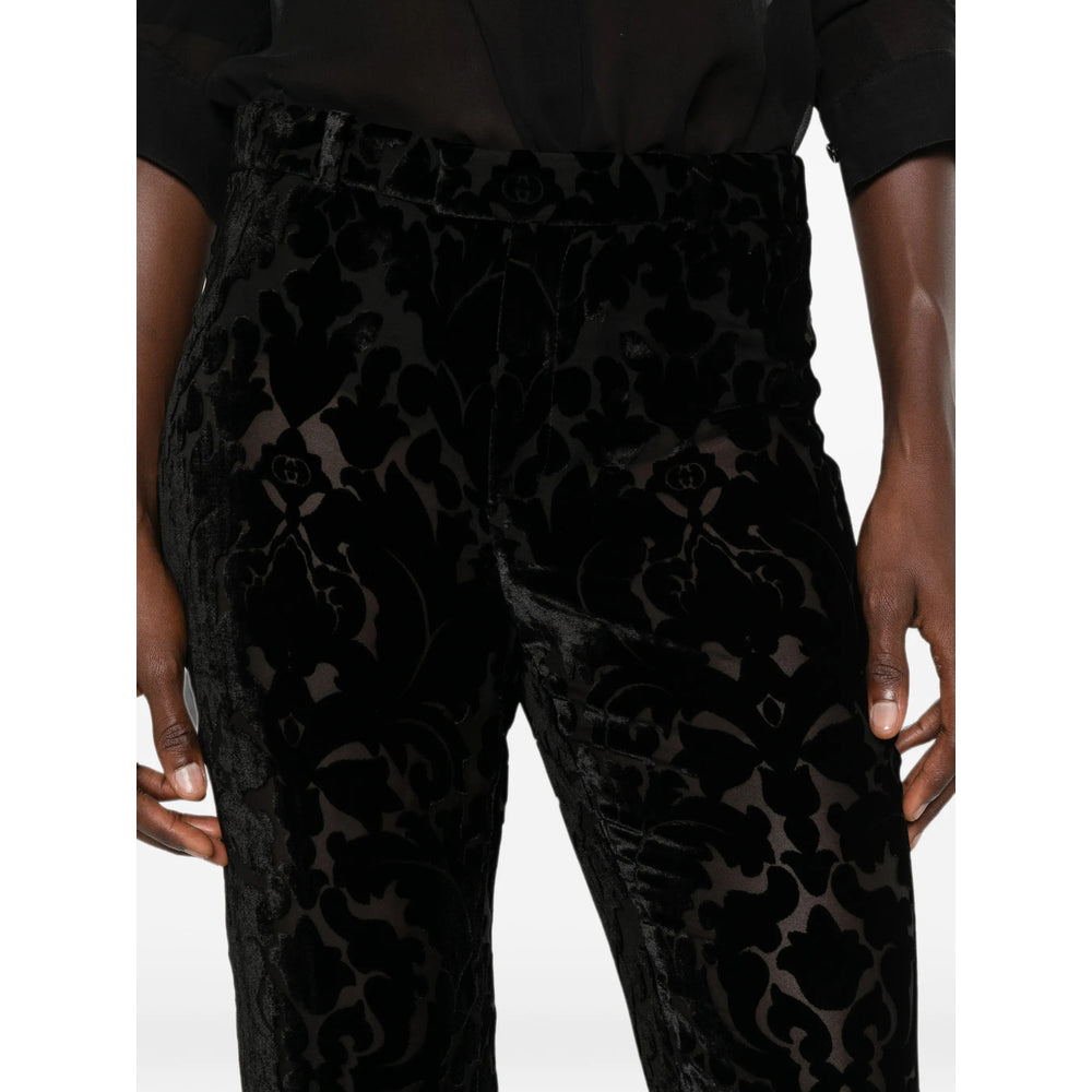 Gucci Black Trousers - Flared Trousers Women GUCCI