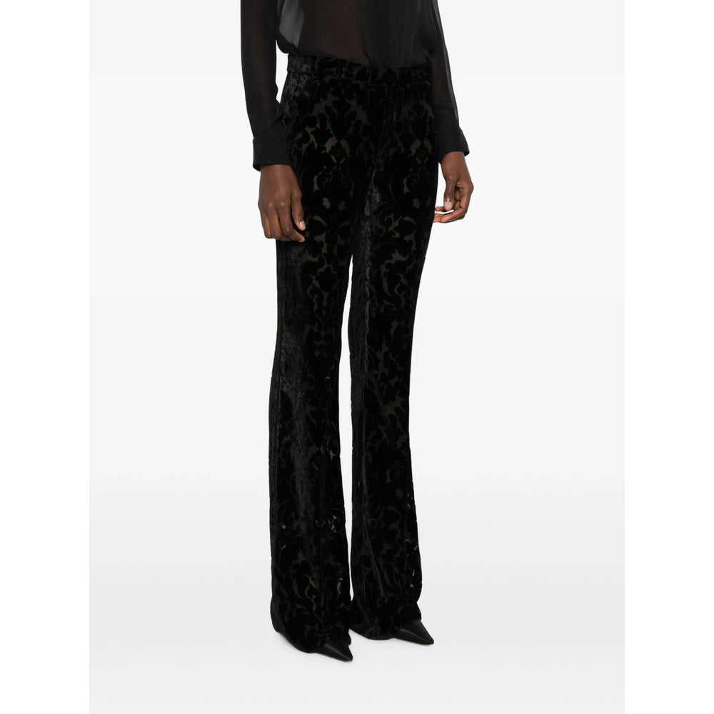 Gucci Black Trousers - Flared Trousers Women GUCCI