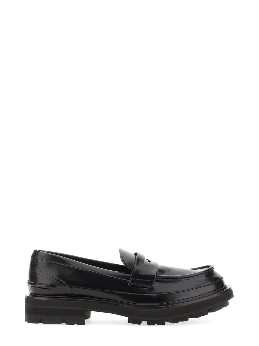 Alexander Mcqueen Men Leather Loafer ALEXANDER MCQUEEN