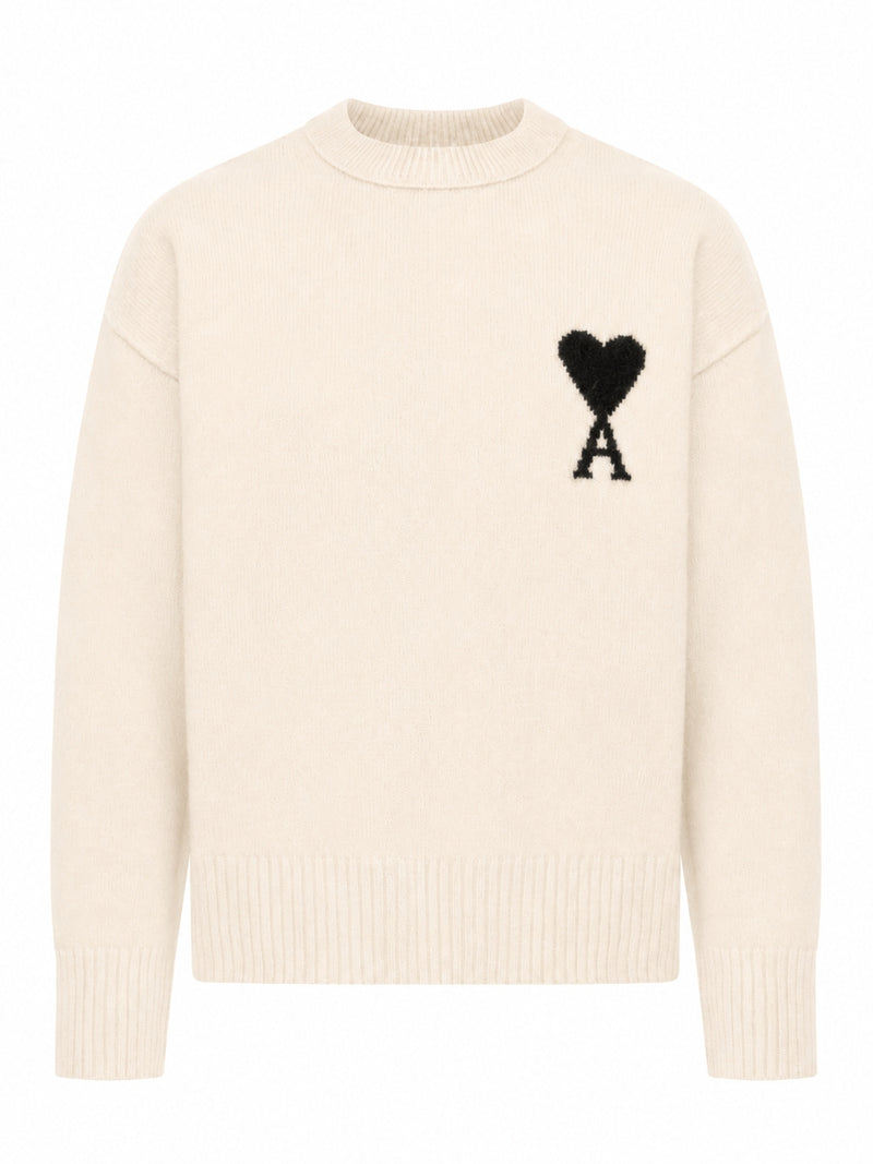 Ami Paris Men Ami De Coeur Wool Sweater AMI PARIS