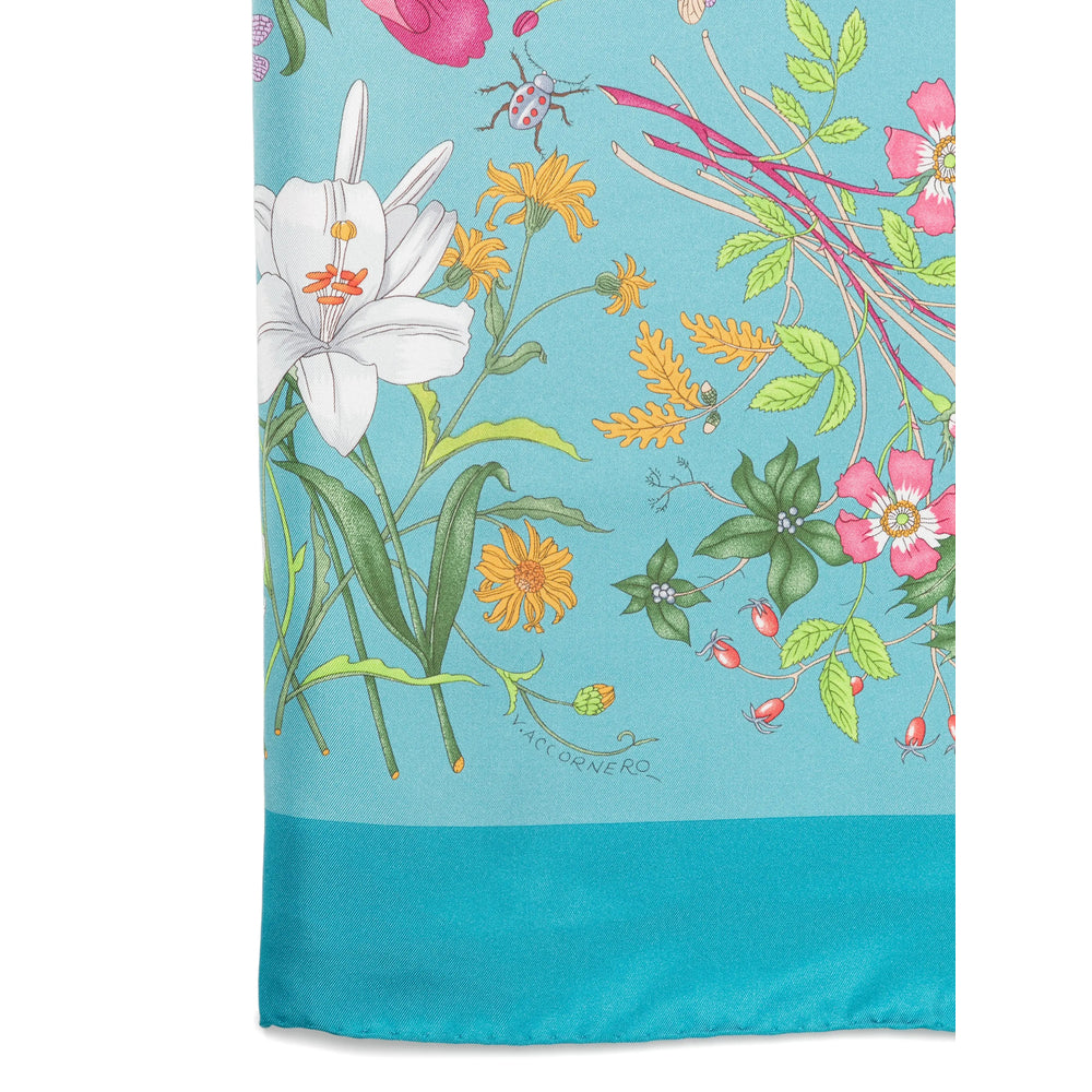 Gucci Blue Scarves Women GUCCI