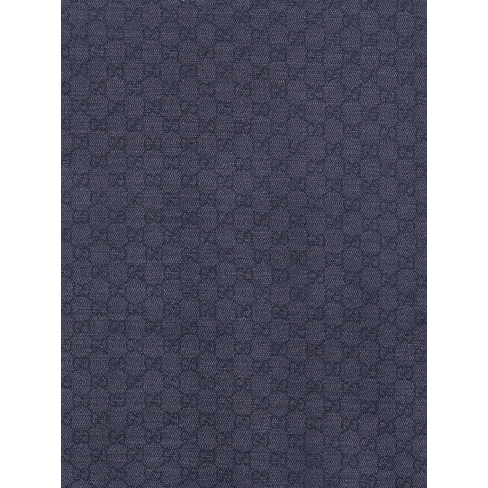 Gucci Blue Scarves Men GUCCI