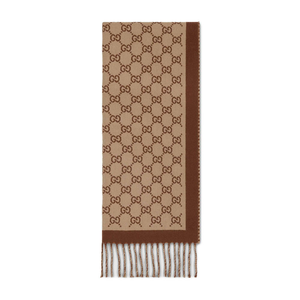 Gucci Brown Scarves Men GUCCI