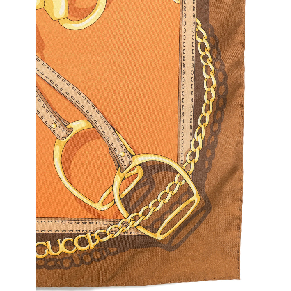 Gucci Brown Scarves Women GUCCI