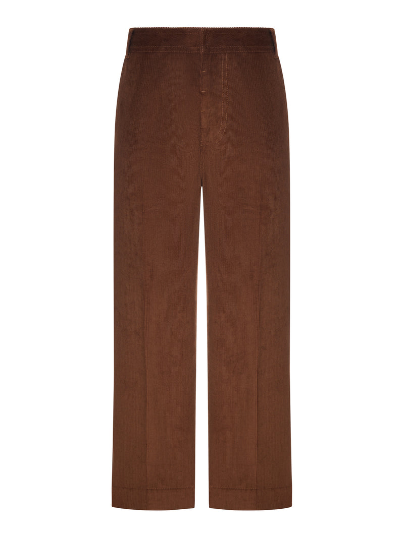 Ami Paris Men Baggy Velvet Trousers AMI PARIS