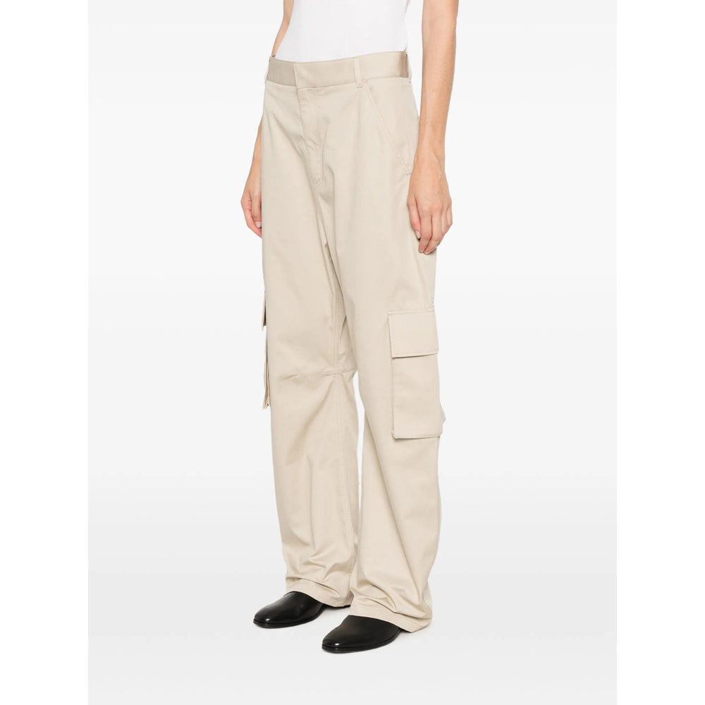 Balenciaga Neutrals Trousers - Straight Trousers Women BALENCIAGA