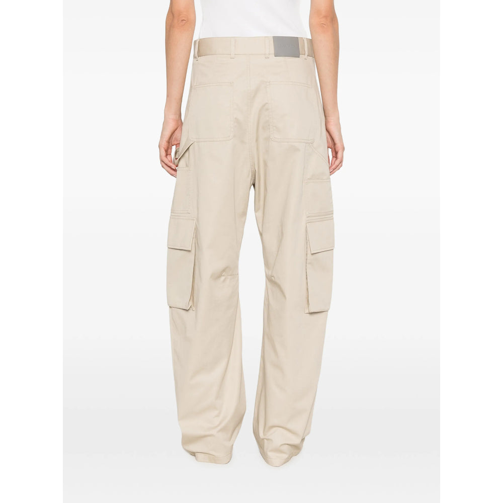 Balenciaga Neutrals Trousers - Straight Trousers Women BALENCIAGA