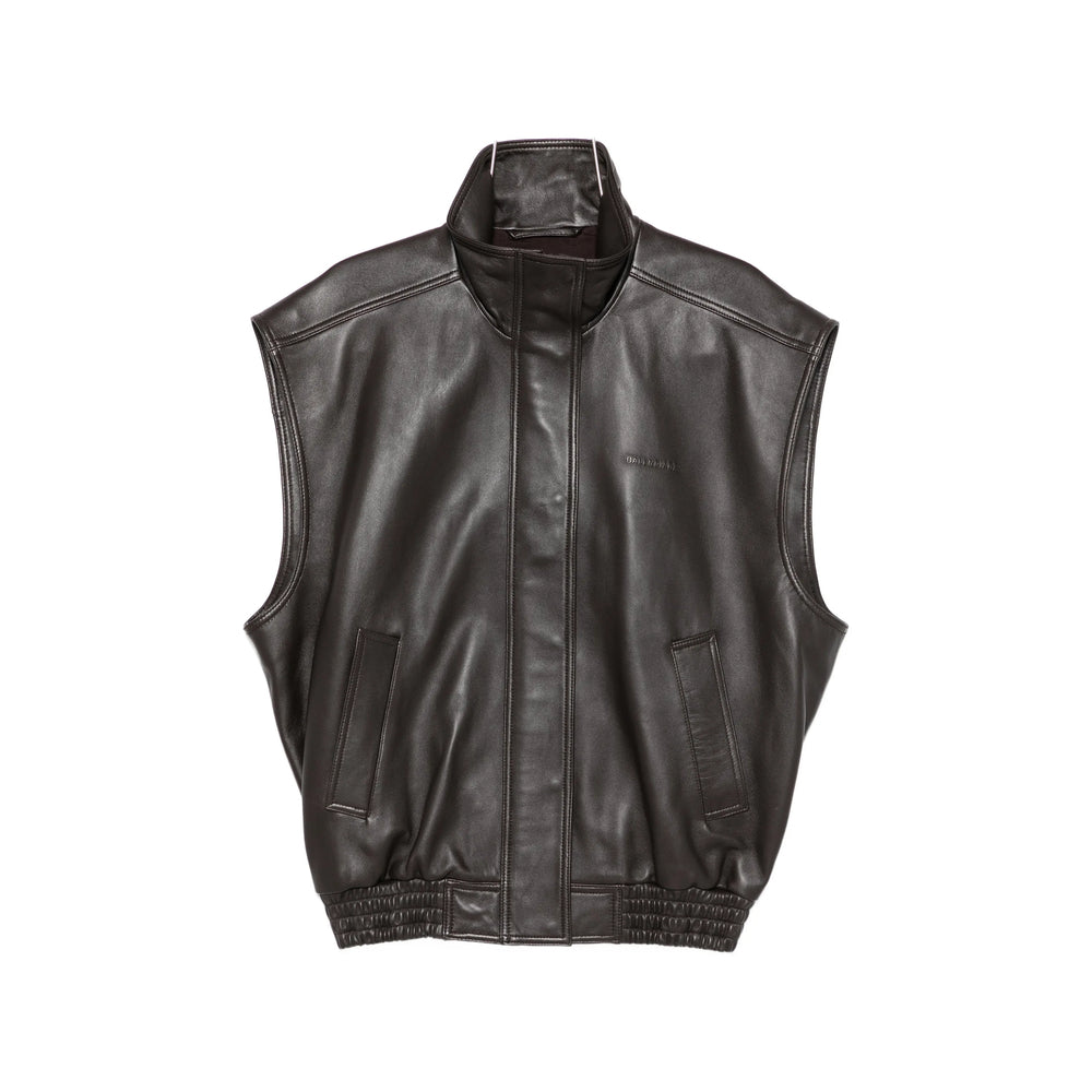 Balenciaga Brown Jackets - Waistcoat & Gilets Women BALENCIAGA