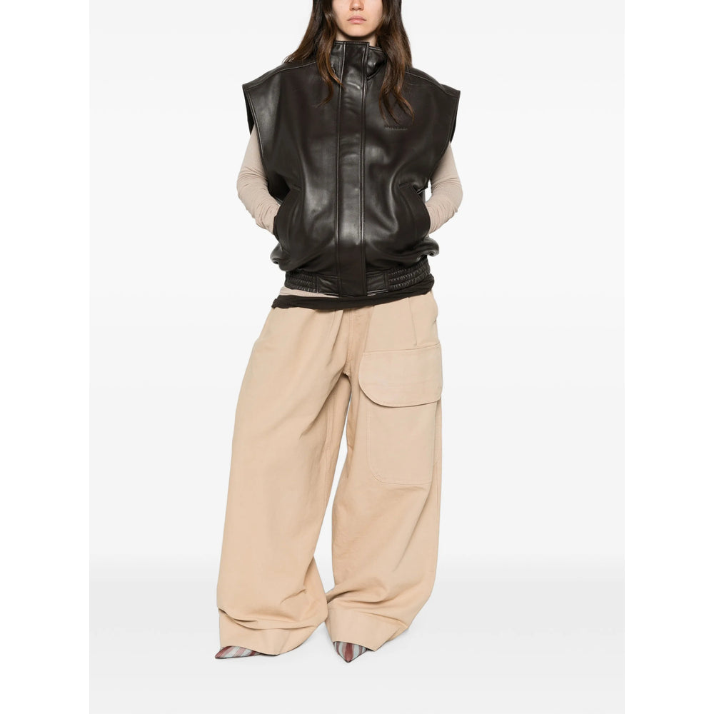 Balenciaga Brown Jackets - Waistcoat & Gilets Women BALENCIAGA