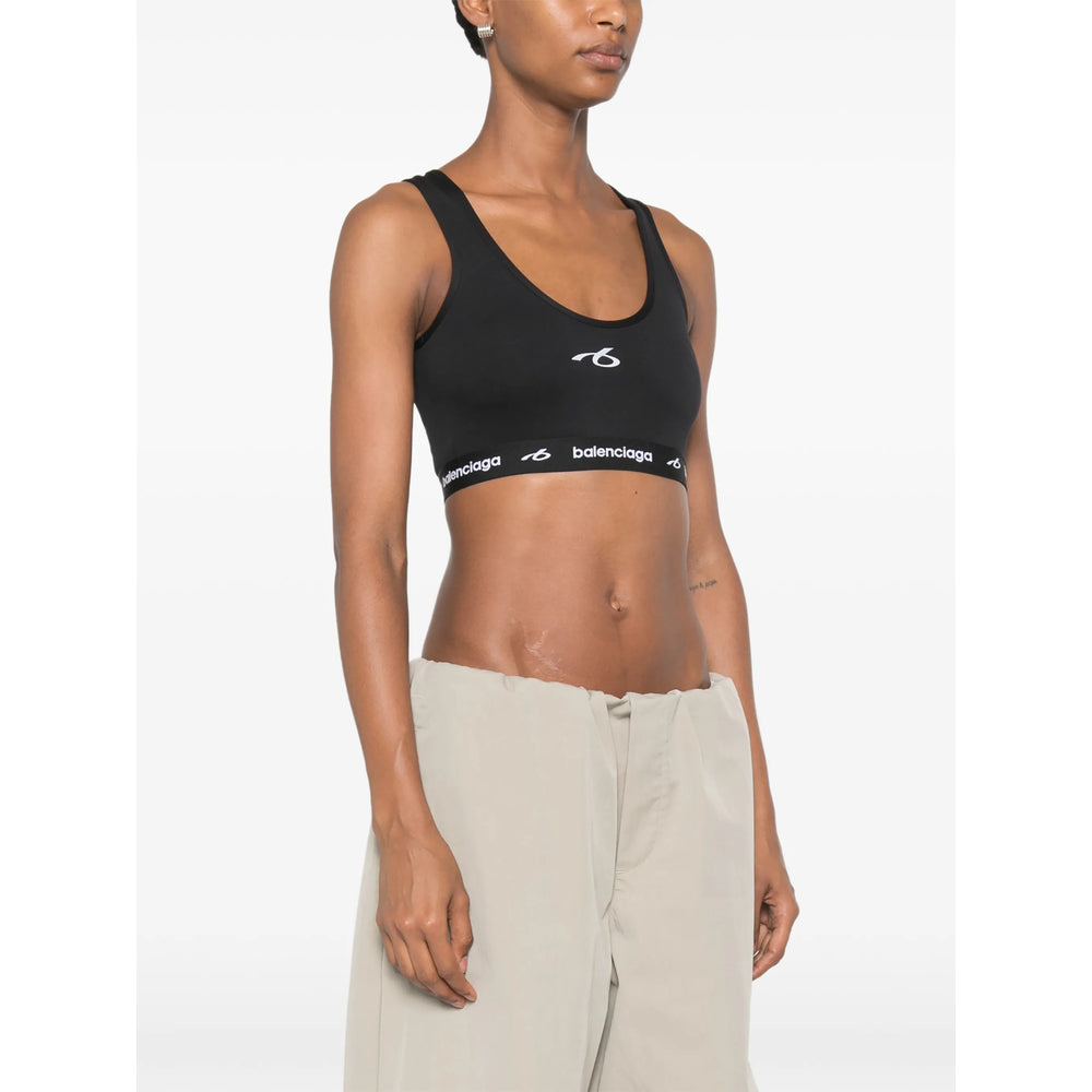 Balenciaga Black Performance Tops - Sports Bras Women BALENCIAGA