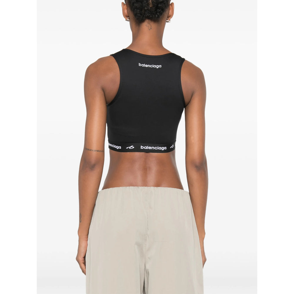 Balenciaga Black Performance Tops - Sports Bras Women BALENCIAGA