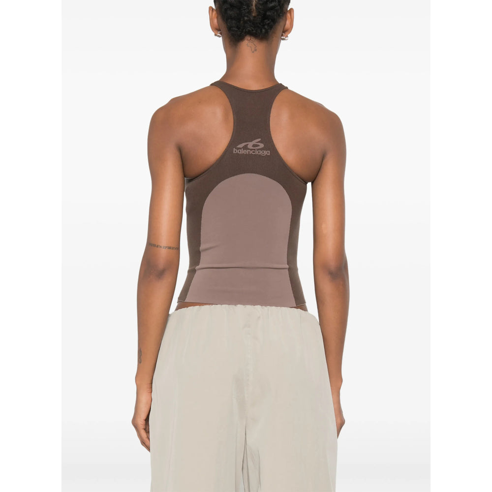 Balenciaga Brown Tops - Vests & Tank Tops Women BALENCIAGA